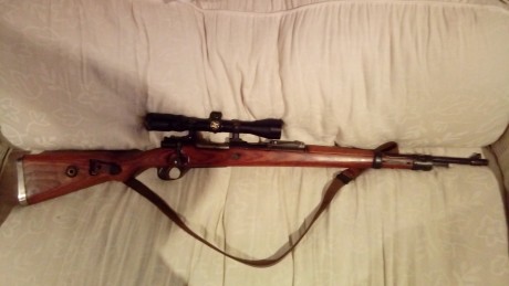 Hola buenas pongo mi mauser a la venta tira de fabula en un estado inmejorable. Las monturas son una imitacion 00