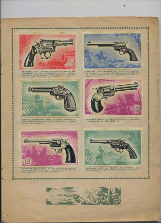 Hola. Hace tiempo me regalaron una joya. Se trata de un albun de cromos de armas que es una pasada. No 100