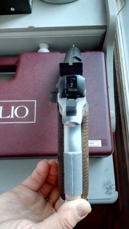 Vendo Tanfoglio limited 9mm guiada en F , mira fibra optica verde y alzas totalmente regulabres , utilizada 11