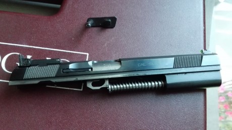 Vendo Tanfoglio limited 9mm guiada en F , mira fibra optica verde y alzas totalmente regulabres , utilizada 22
