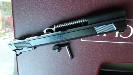 Vendo Tanfoglio limited 9mm guiada en F , mira fibra optica verde y alzas totalmente regulabres , utilizada 21