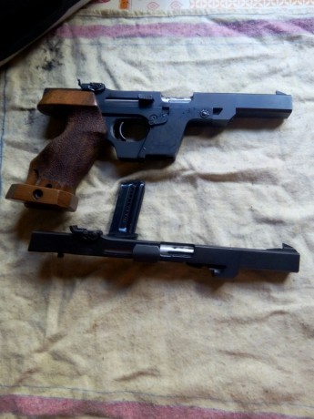 Se vende walther gsp  con los dos calibres 32+22 en buenas condiciones
Para cualquier cosa por privado.
Cacha 00
