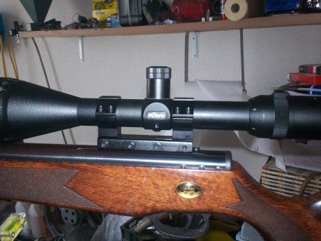 vendo norica marvic gold cal 5.5 en perfecto estado de funcionamiento,equipada con monturas monopieza 11