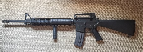 Buenas.
Pongo en venta mi carabina Colt M16 calibre 22lr. El arma está nueva, se compró hace 2 años en 00