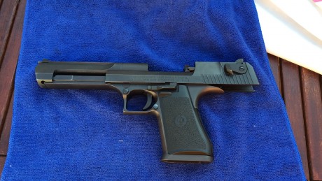 VENDO PISTOLA DESERT EAGLE 357 - TRES CARGADORES - FUNDA DE CINTURON PARA CARGADOR Y PISTOLA - FUNDA DE 01