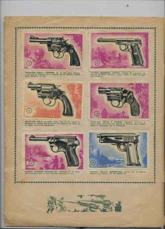 Hola. Hace tiempo me regalaron una joya. Se trata de un albun de cromos de armas que es una pasada. No 151