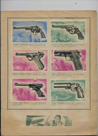 Hola. Hace tiempo me regalaron una joya. Se trata de un albun de cromos de armas que es una pasada. No 150