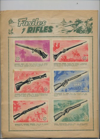 Hola. Hace tiempo me regalaron una joya. Se trata de un albun de cromos de armas que es una pasada. No 161