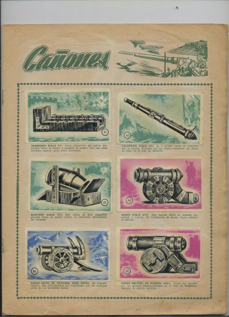 Hola. Hace tiempo me regalaron una joya. Se trata de un albun de cromos de armas que es una pasada. No 01