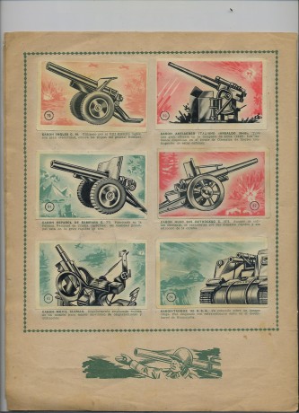 Hola. Hace tiempo me regalaron una joya. Se trata de un albun de cromos de armas que es una pasada. No 12