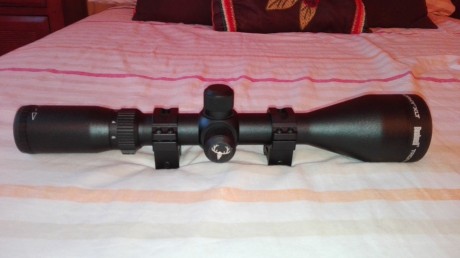 vendo visor bushnell trophy xlt con reticula iluminada. 3-12x56. esta en muy buen estado, sin marcas ni 10