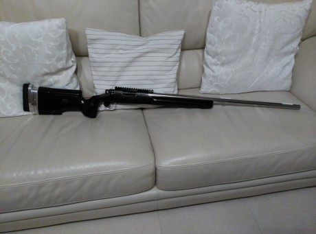 Rifle cañón bergara 29", en acero inoxidable paso de estría 1/11 y 33 milimetros de grueso en salida 02