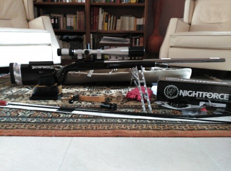 Rifle cañón bergara 29", en acero inoxidable paso de estría 1/11 y 33 milimetros de grueso en salida 21