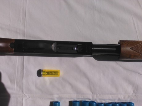 Escopeta de corredera,en muy buen estado,cañon de 50 cm ,capacidad para 8 cartuchos,calibre 12,
350 euros 11