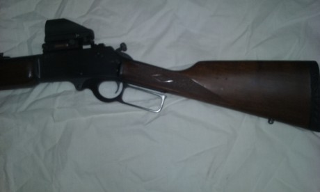 MARLIN del calibre 444. Lo más contundente para jabalí. Es el modelo P.  Mide 92 cms en total 45 el cañón. 00