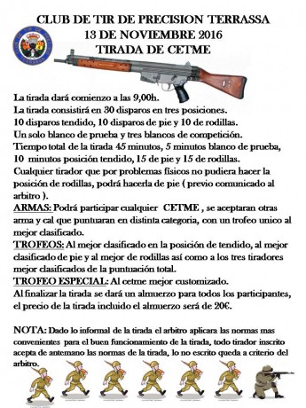 ATENCION!!!!!!!!  Todos los que tenéis CETME y casi no le podéis dar uso.

En Terrassa el próximo 13 de 00