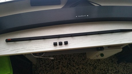 vendo banda alta de 2cm de altura de aluminio valida para escopetas con cañon de 76 cm a estado montada 00