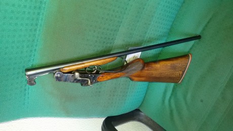 Vendo esta escopeta Parkemy de un cañón, plegable, calibre 9mm, si se recoge en mano entrego algo mas 01