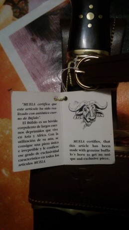 vendo MUELA COVARSI EDICION ESPECIAL BUFALO me lo regaló mi tio hace un par de meses pero no le voy a 120