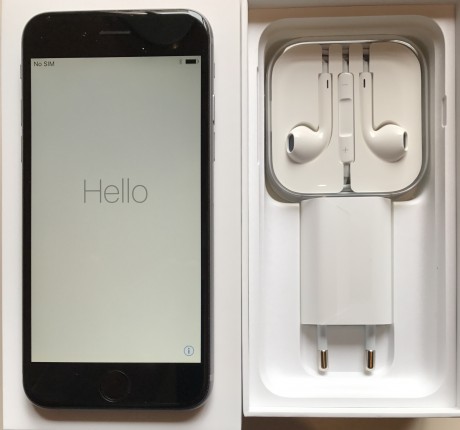 Vendo iphone 6 16Gb, es de diciembre del 2014, esta muy cuidado y siempre con funda con tapa de aperetura 10