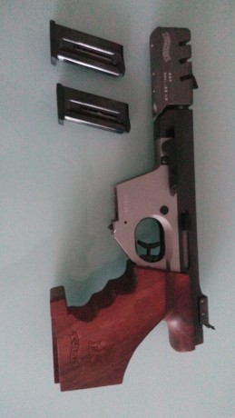 Un compañero del club vende está Magnífica Walther GSP EXPERT del 22lr.

La pistola está prácticamente 01