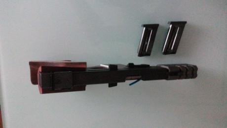 Un compañero del club vende está Magnífica Walther GSP EXPERT del 22lr.

La pistola está prácticamente 00
