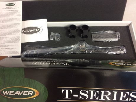  VENDO VISOR WEAVER T-36 

En perfecto estado, puesto y usado en dos ocaciones.

Con todos sus accesorios 02