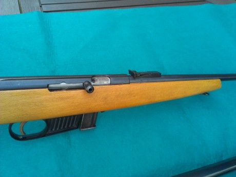 vendo rifle santa barbara 300wm, carabina semiautomatica .22 y carabina tauler historica .22 monotiro,
el 00