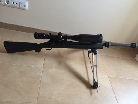 Vendo remington 700 police de calibre 308w  con bipode fito y Visor Leapers 8-32x56 Swat Ret. Mil-dot 02
