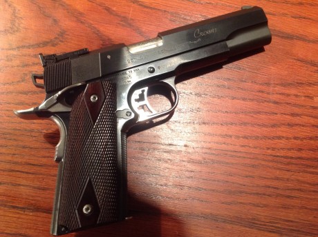 VENDIDA¡¡. 
Vendo pistola INFINITY CROWN 9 mm parabelum. Monohilera 5 disparos. Increíble precisión . 01