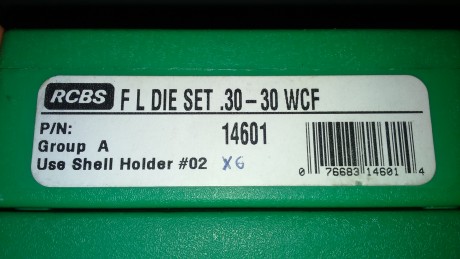 Vendo Dies Rcbs del 30-30 +187 Vainas Winchester con una única recarga (ese es todo el uso que tienen 00
