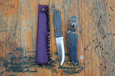 - Enzo Trapper N690Co scandi. Está usado, aunque reafilado y pulido (es duro de pulir el puñetero), pero 40