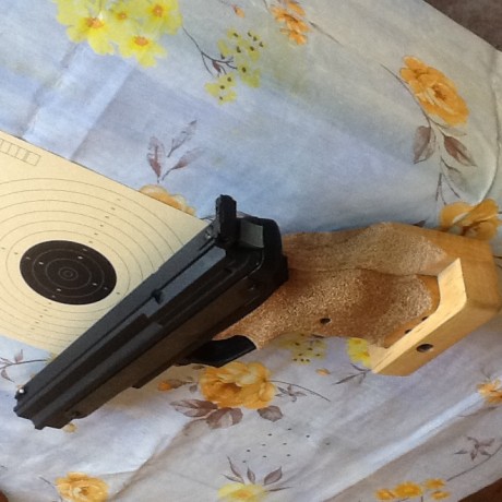 Hola, vendo la pistola Gamo compact con cacha anatómica para zurdos esta nueva , solo he disparado 50 00