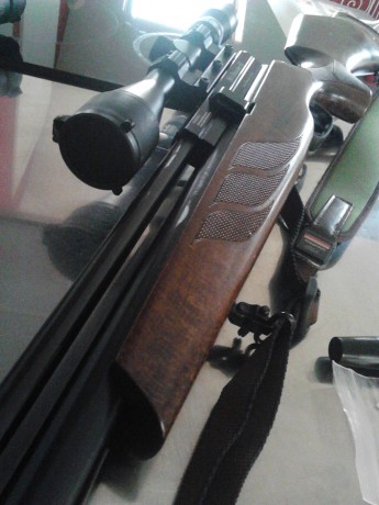 Vendo un ejemplar de Bsa Buccaner en calibre 5.5 de estricta serie y sin experimentos, se incluye visor 11