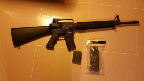 Vendo Ar15 marca Olimpic con accesorios ( gatillo ajustable JARD, dos Uper uno de ellos con carril weawer 11