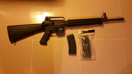 Vendo Ar15 marca Olimpic con accesorios ( gatillo ajustable JARD, dos Uper uno de ellos con carril weawer 10