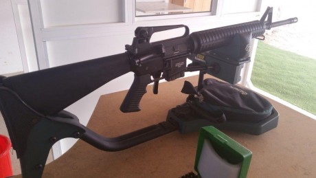 Vendo Ar15 marca Olimpic con accesorios ( gatillo ajustable JARD, dos Uper uno de ellos con carril weawer 30