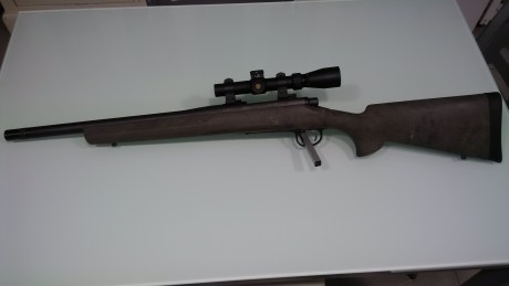 Hola, vendo rifle Remington Táctical calibre 300 Blackout. Culata Hogue y gatillo X-Mark Pro.  Esta en 10
