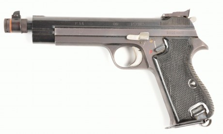 Se vende SIG P210-5 de 6" con dos cargadores, herramienta de desmontaje y dos cachas.
Superprecisa,

Rebajada 61