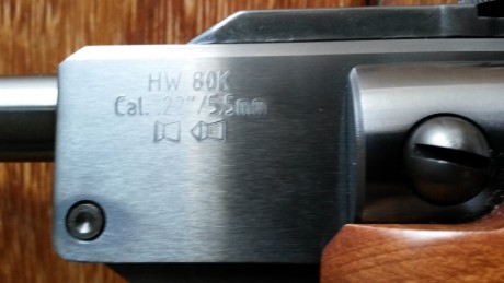 Vendo carabina Weihrauch hw 80k calibre 5,5 rigurosamente nueva. Comprada en Sermasports hace 1 mes. Incluye 00