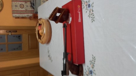 Vendo hammerli 120  en perfecto estado con su cacha original y otra anatómica.por 150 e..más gastos.saludos 00