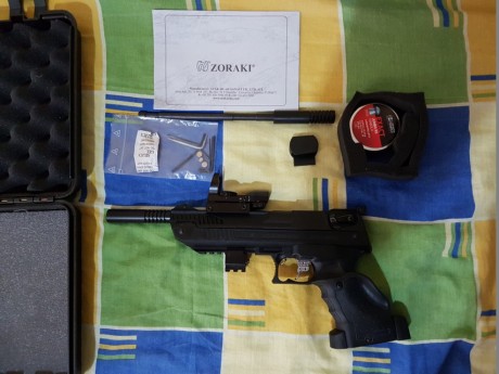 vendo cañon de pistola zoraki hp 01 ultra cal. 4,5 ,esta impecable ,no habra tirado  ni una caja de balines.
precio 00