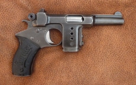 .
Vendo Pistola Bergmann Simplex

Preciosa. Pavón original al 99%. Mecaniza perfectamente.

Certificado 11