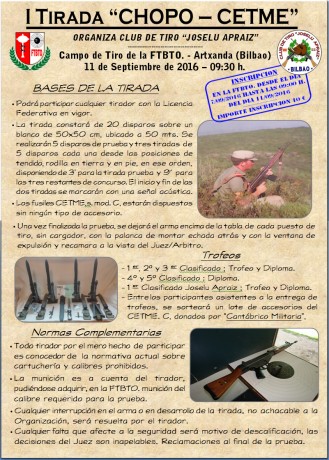 ATENCION!!!!!!!!  Todos los que tenéis CETME y casi no le podéis dar uso.

En Terrassa el próximo 13 de 60