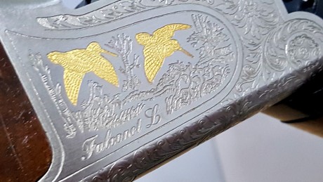 Por necesidades de liquidez vendo espléndida escopeta superpuesta Franchi Falconet L. Una escopeta de 02