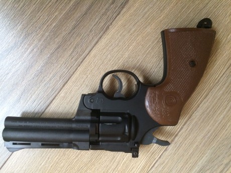 Revólver crosman 357 semiautomático de aire comprimido para bombonas de CO2 de 12 gramos, cargador de 01