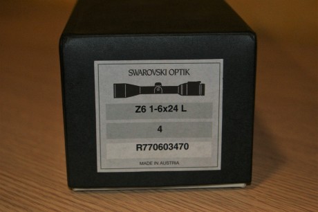 Vendo este visor de batida Swarovski z6 1-6x24 en perfecto estado, como nuevo. Es una maravilla pero lo 11