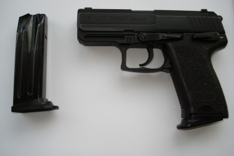 Buenos días 

Vendo la pistola  que detallo a continuación 

Marca: H & K
Modelo: USP Compact
Calibre: 01