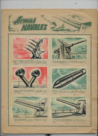 Hola. Hace tiempo me regalaron una joya. Se trata de un albun de cromos de armas que es una pasada. No 90