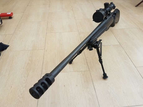 Rifle TIKKA T3 308 tactical ... en venta

Tikka T3 TAC 308 (2100$)
Freno boca TRG (238$)
Anillas S.Macht 10